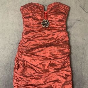 BCBG MAXAZRIA Tristina ruby cocktail dress